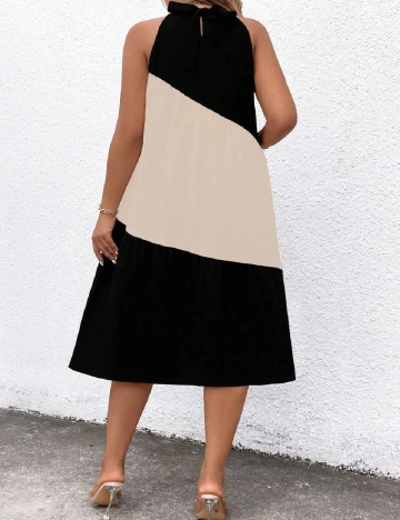 Rochie medie SHEIN CURVE, negru Negru