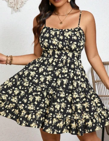 Rochie scurta SHEIN CURVE, negru