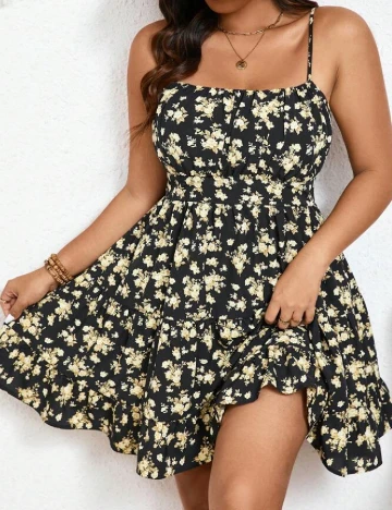 Rochie scurta SHEIN CURVE, negru
