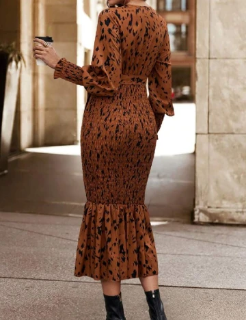 Rochie medie SHEIN, maro