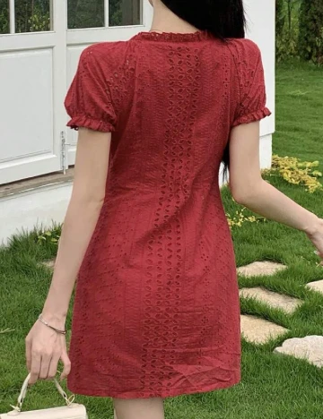 Rochie scurta Dazy, rosu