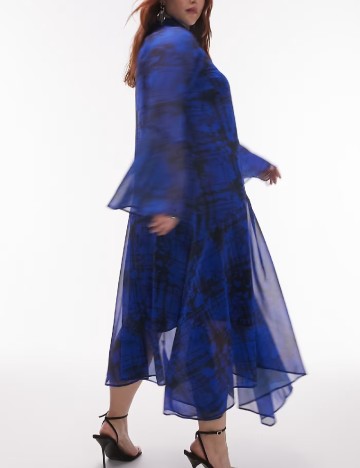 Rochie lunga Top Shop, albastru