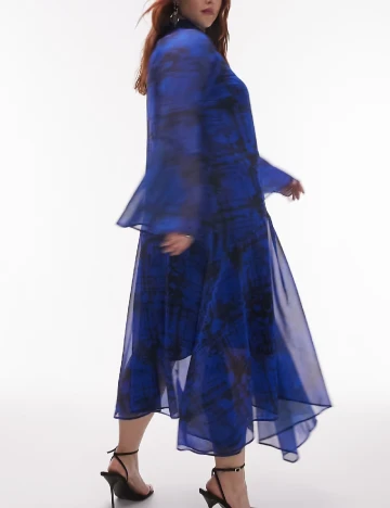 Rochie lunga Top Shop, albastru