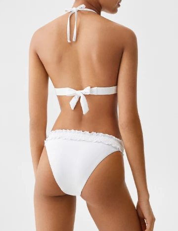 Costum de baie Mango Teen, alb Alb