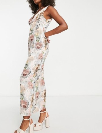 Rochie lunga ASOS, mix culori