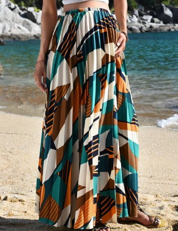 Fusta SHEIN Maternity, mix culori