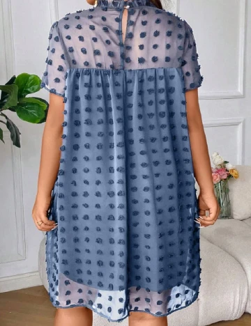 Rochie scurta SHEIN CURVE, albastru