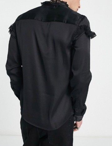 Camasa ASOS, negru