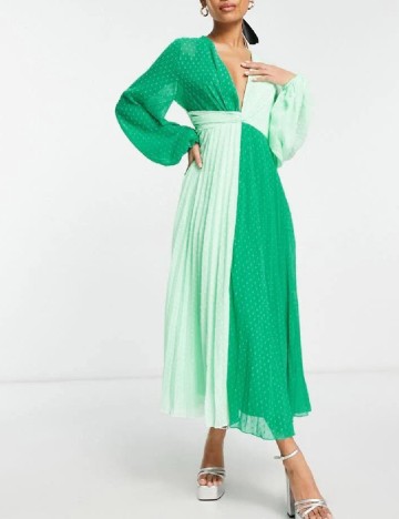 
						Rochie lunga ASOS, verde
