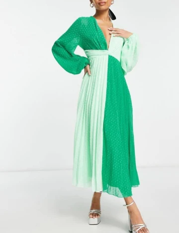 Rochie lunga ASOS, verde