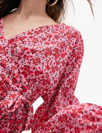 Rochie scurta Top Shop, roz