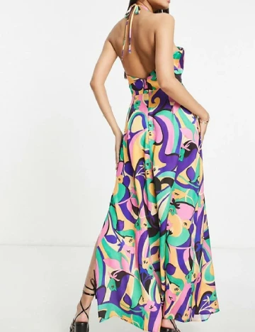 Rochie lunga Top Shop, mix culori