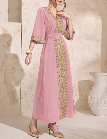 Rochie lunga SHEIN, roz Roz