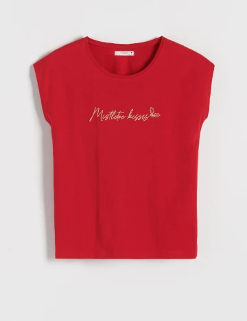 Tricou Reserved, rosu Rosu