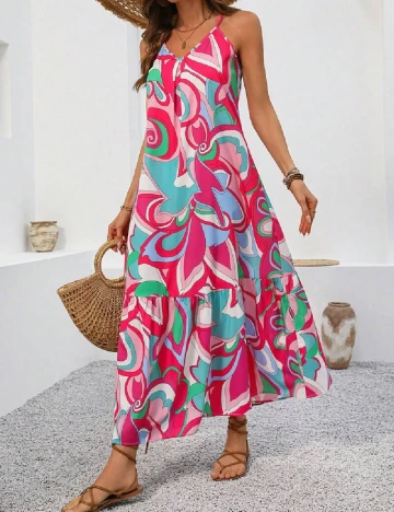Rochie lunga SHEIN, mix culori