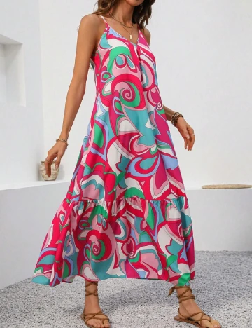 Rochie lunga SHEIN, mix culori