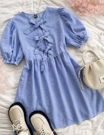 Rochie scurta SHEIN, albastru