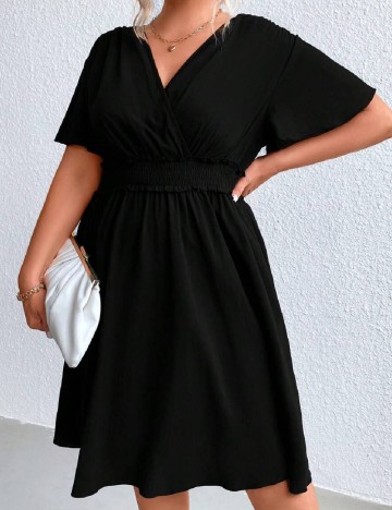 Rochie scurta SHEIN CURVE, negru