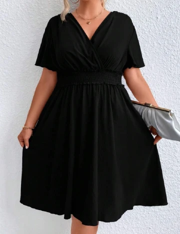 Rochie scurta SHEIN CURVE, negru