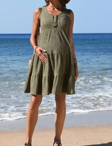 Rochie scurta SHEIN Maternity, verden