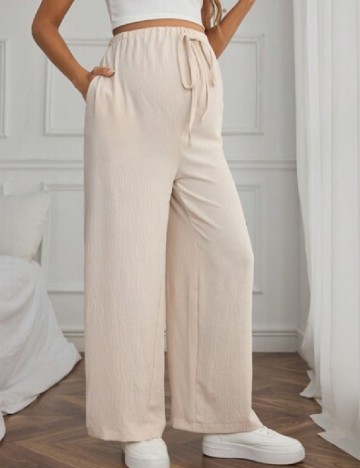 Pantaloni SHEIN Maternity, crem