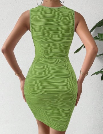 Rochie scurta SHEIN, verde
