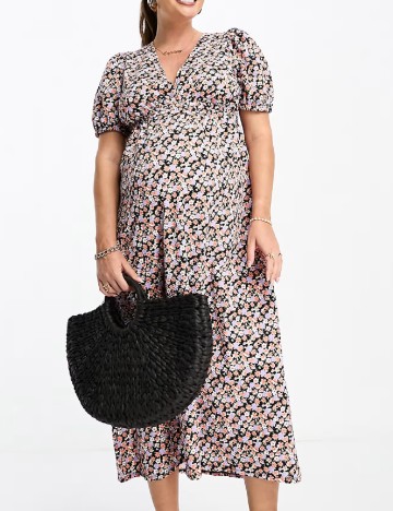 Rochie lunga Asos Maternity, floral print