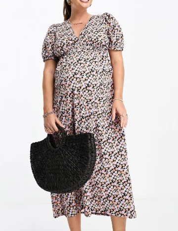 Rochie lunga Asos Maternity, floral print