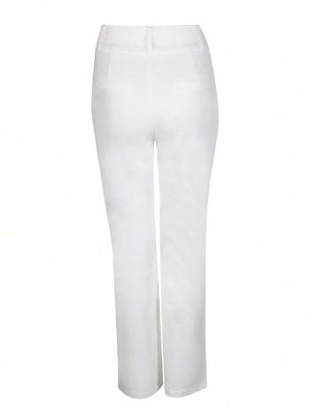 Pantaloni SHEIN, alb