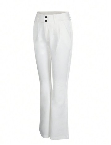 Pantaloni SHEIN, alb