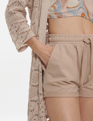 Pantaloni scurti Reserved, crem