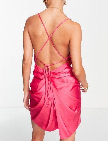 Rochie scurta ASOS, roz