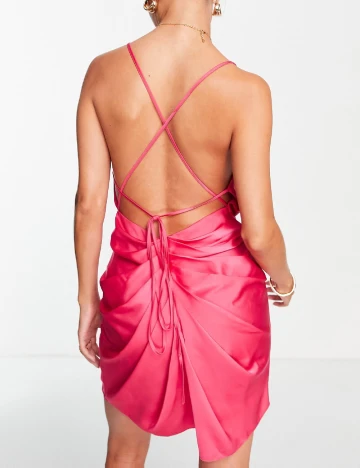 Rochie scurta ASOS, roz