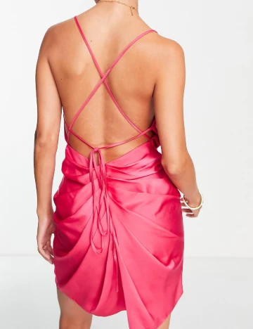 Rochie scurta ASOS, roz