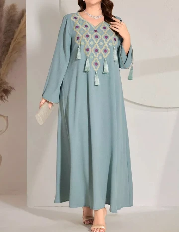 Rochie lunga SHEIN CURVE, albastru