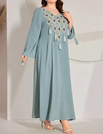 Rochie lunga SHEIN CURVE, albastru