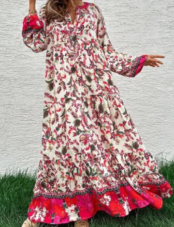 
						Rochie lunga SHEIN, mix culori