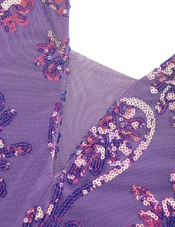 Rochie lunga Faeriesty, mov