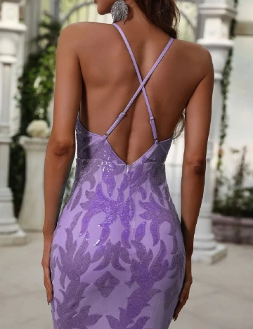 Rochie lunga Faeriesty, mov