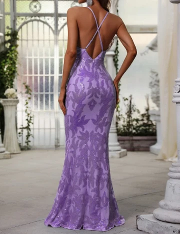 Rochie lunga Faeriesty, mov