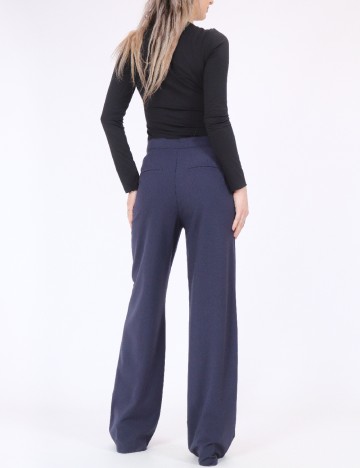 Pantaloni Pull&Bear, bleumarin