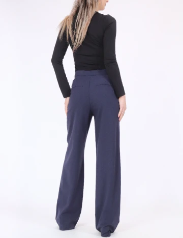 Pantaloni Pull&Bear, bleumarin
