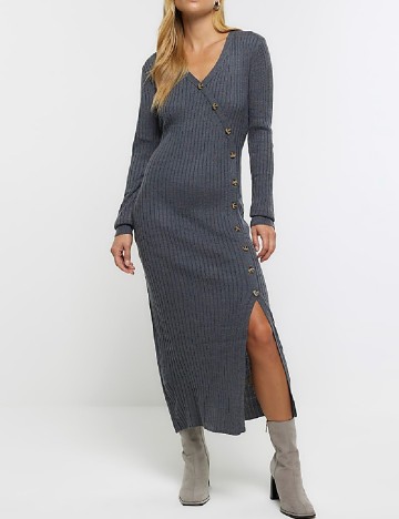 
						Rochie medie River Island, gri