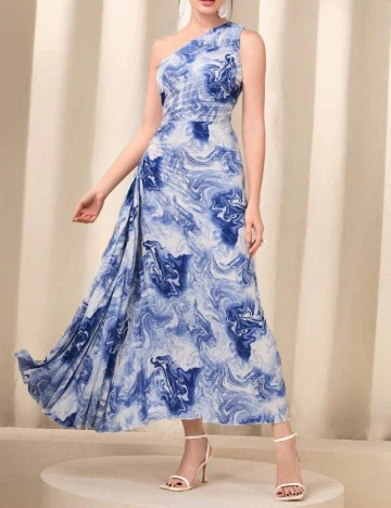 Rochie lunga SHEIN, albastru