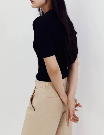 Pantaloni H&M, crem