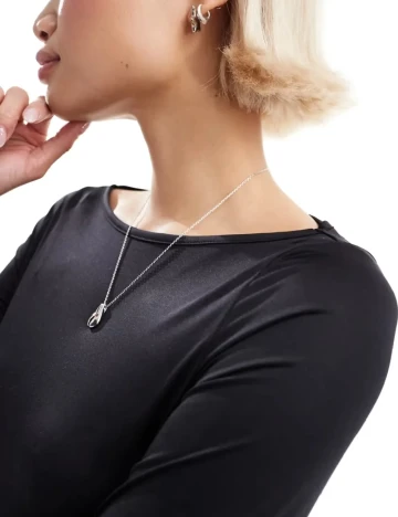 Bluza Monki, negru Negru