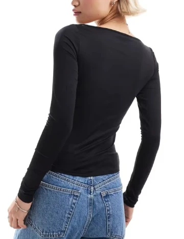 Bluza Monki, negru Negru