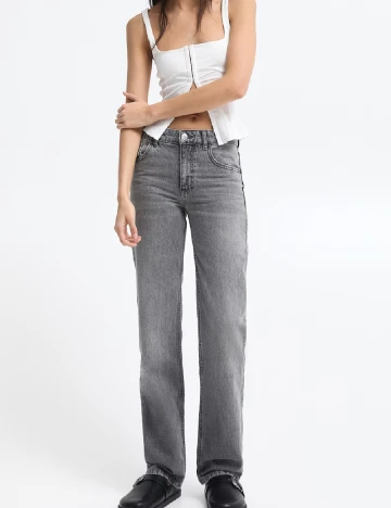 Blugi Pull&Bear, gri