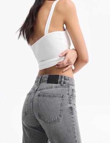 Blugi Pull&Bear, gri