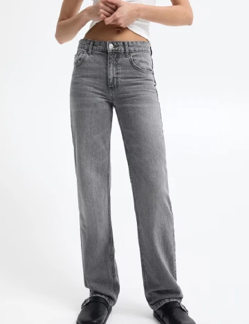 Blugi Pull&Bear, gri